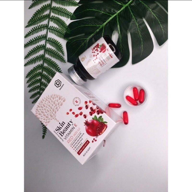 Viên uống Skin beauty Vitamin E Red