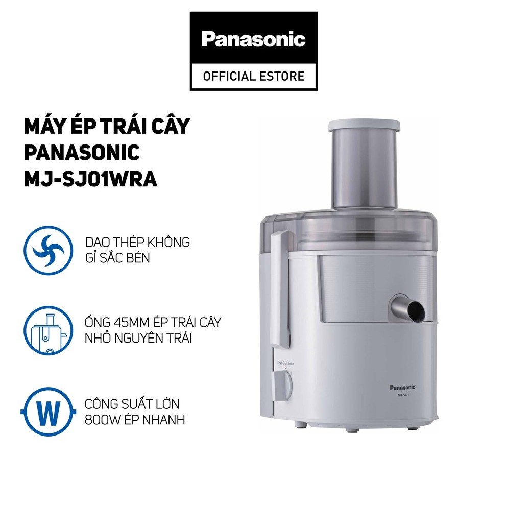 Máy Ép Trái Cây Panasonic PAVH-MJ-SJ01WRA – 1.5 Lít-Hàng Chính Hãng