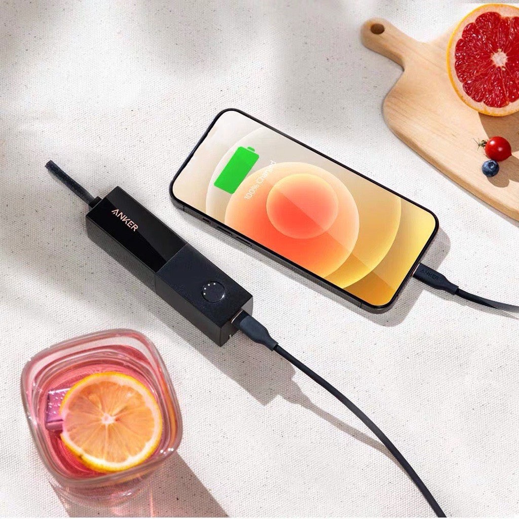 Pin sạc Dự Phòng Anker 5000mAh 20W  sạc nhanh PD PowerCore Fusion Prism 2in1- A1633 Thỏi son HD Store