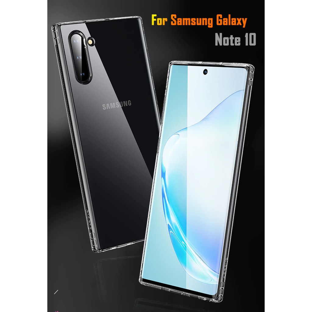 Ốp Lưng Silicon Cho Samsung Galaxy Note 10 (Trong Suốt) - Ốp Lưng Samsung Note 10