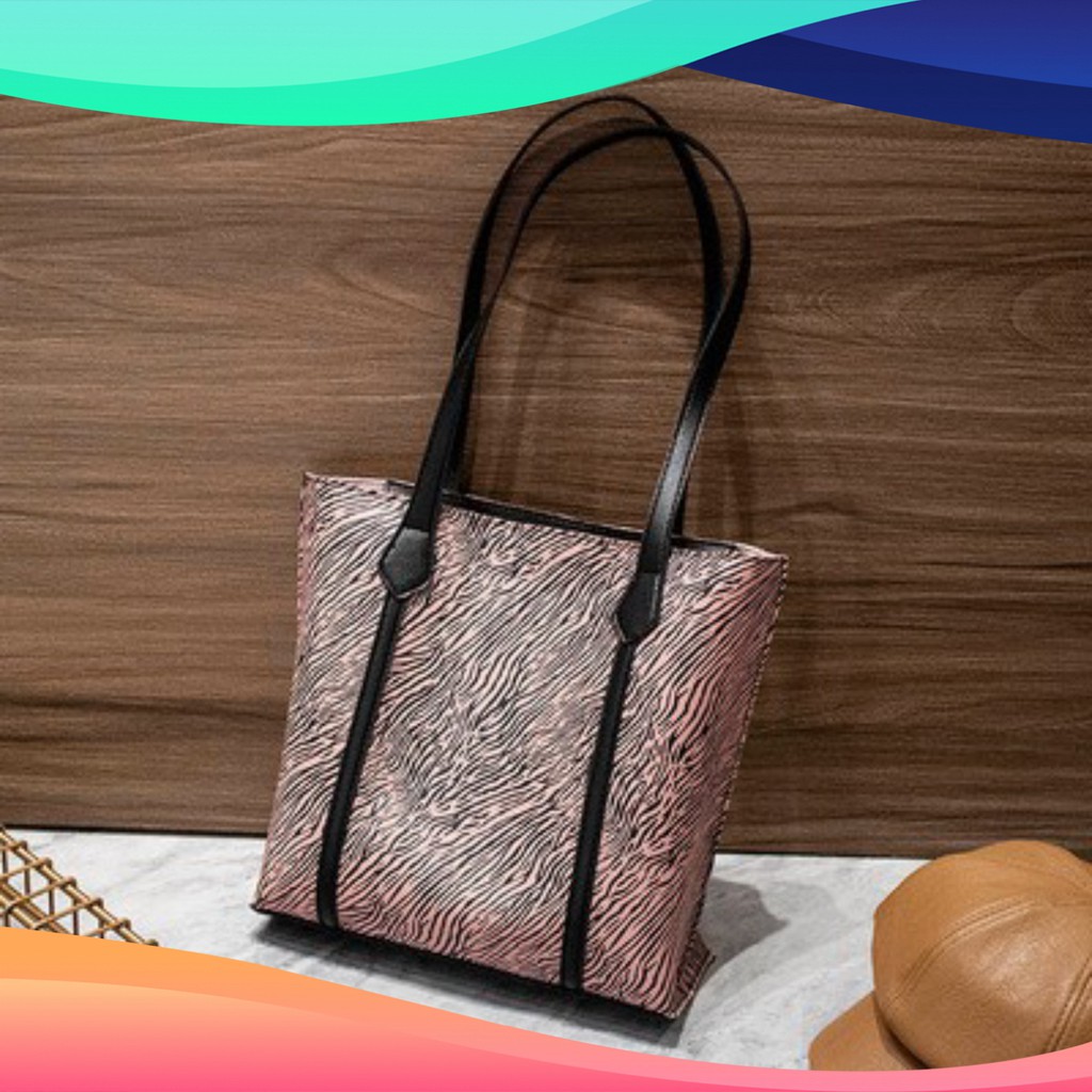 Túi kẹp nách vân ngựa vằn phong cách Retro KN07 túi đeo vai T.xách Chip Xinh