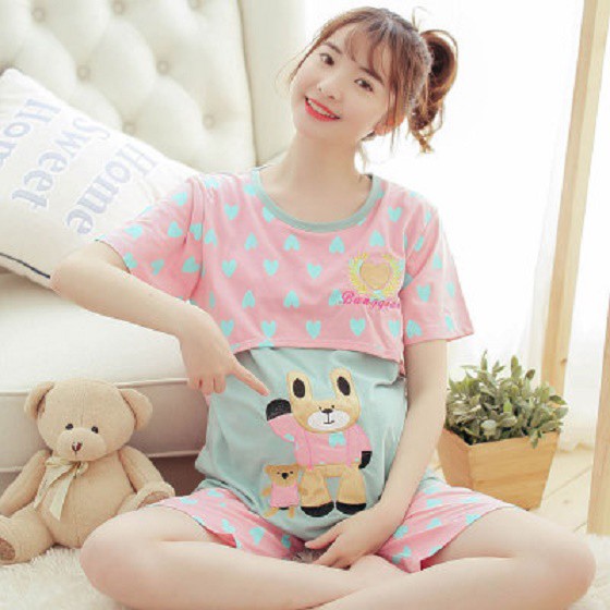 Bộ đồ bầu, bộ sau sinh cho con bú - BN219
