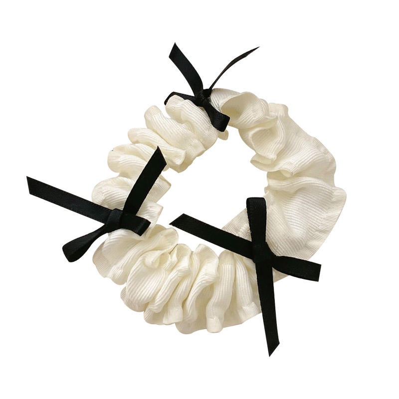 Dây cột tóc co giãn dạng gập hình nơ phong cách Hàn Quốc cho nữ