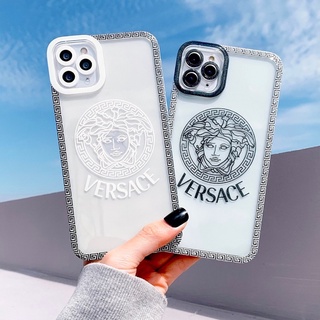 Ốp lưng silicon chống sốc viền nổi đủ dòng versace
