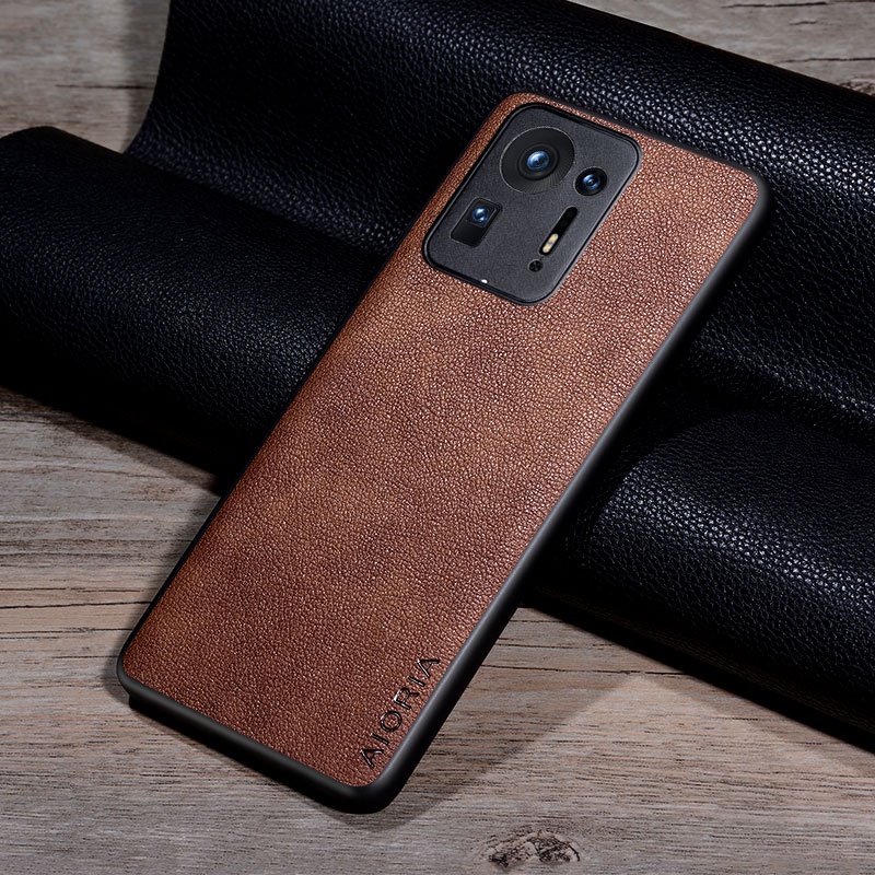 Ốp lưng Aioria cho Xiaomi mix 4 Fashon Vỏ mới Da nổi tiếng mờ mềm TPU