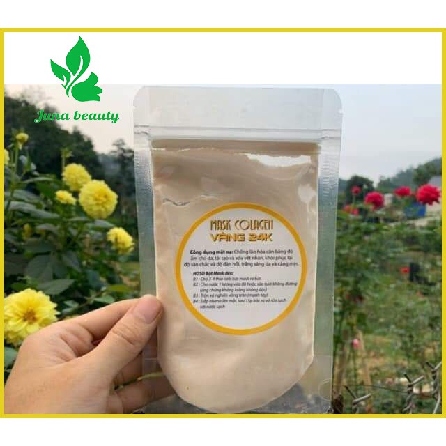 MẶT NẠ Vàng Dẻo Collagen 24k tui zip 50g