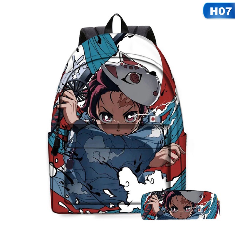 Ba Lô Đi Học Họa Tiết Anime Demon Slayer: Kimetsu No Yaiba