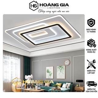 Đèn ốp trần, phòng khách, đèn led ốp trần hình chữ nhật st lcn830, có điều khiển chiết áp- bảo hành 12 tháng
