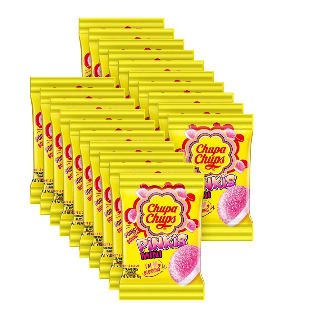Lốc 16 gói Kẹo dẻo Chupa Chups gói 24gr