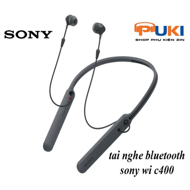 Tai nghe Bluetooth cho dân thể thao Hàng chính hãng SONY WI C400 ( WI-C400 ) - Pin hơn 20 giờ sử dụng
