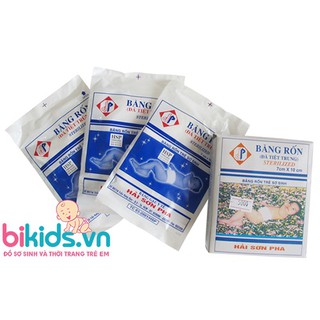 Băng rốn trẻ sơ sinh Hải Sơn Pha ( hộp 3 băng+ 3 gạc)