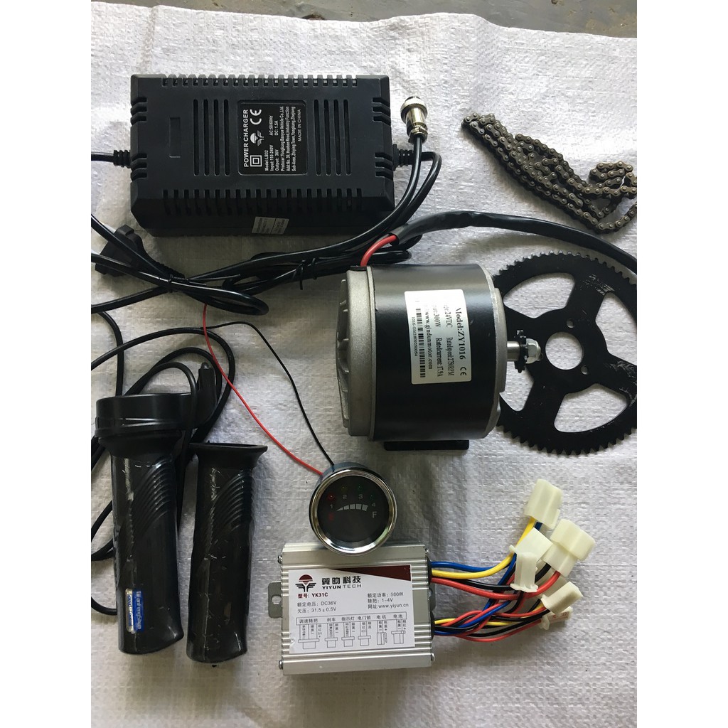 BỘ CHẾ 24V250W CHẾ XE ĐIỆN