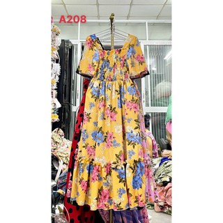 Mẫu mới--maxi lụa quảng châu bo thun