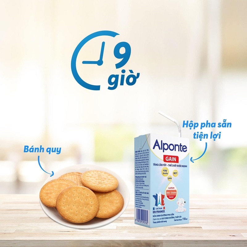 Sữa bột pha sẵn Alponte Gain 110ml/1 hộp