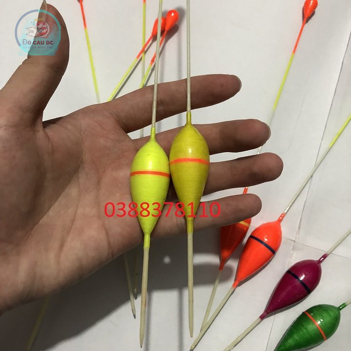 Phao Câu Cá ,Phao Cuốn Chỉ Dài 25cm Câu Lục Câu Lăng Xê Câu Đơn Loại Đẹp