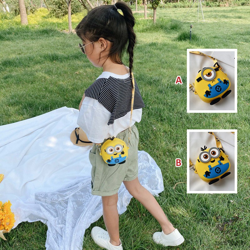 Túi đeo chéo họa tiết hoạt hình xinh xắn cho bé