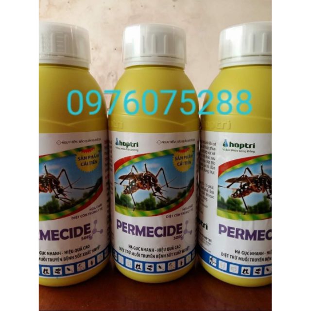 Thuốc diệt trừ muỗi truyền bệnh sốt huyết zika Pecmecide 50EC 1 lít