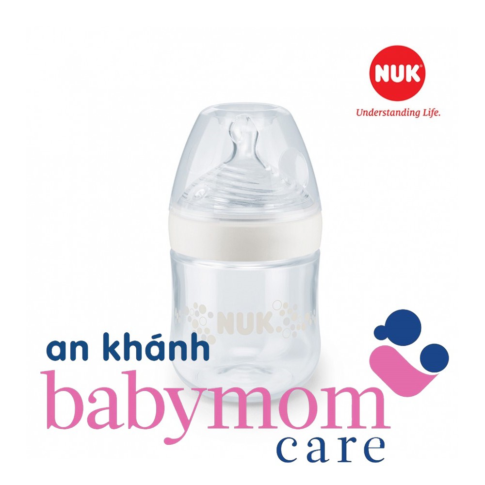 { BB223 } BÌNH SỮA NUK NATURE SENSE NHỰA PP 150ML NÚM S1 – M ( MKBLN )