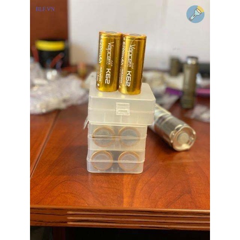 Pin sạc 26650 Vapcell K62 6200mAh 15A 3.6V 3.7v 4.2V INR Cao Cấp Li Ion