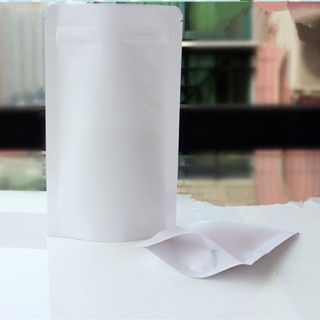 Túi zipper trắng sữa