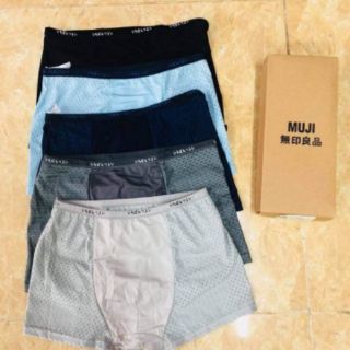 Set hộp 5 quần sịp nam muji nhật thông hơi
