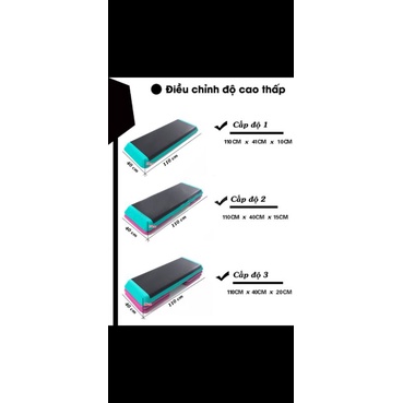 Bục dậm nhảy Aerobic, Chân bục aerobic 6767