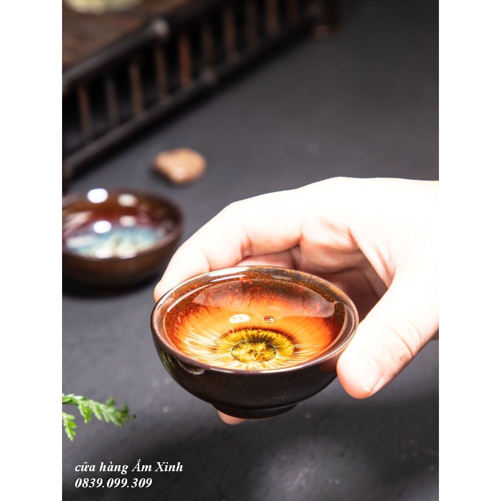 chén thiên mục lông thỏ