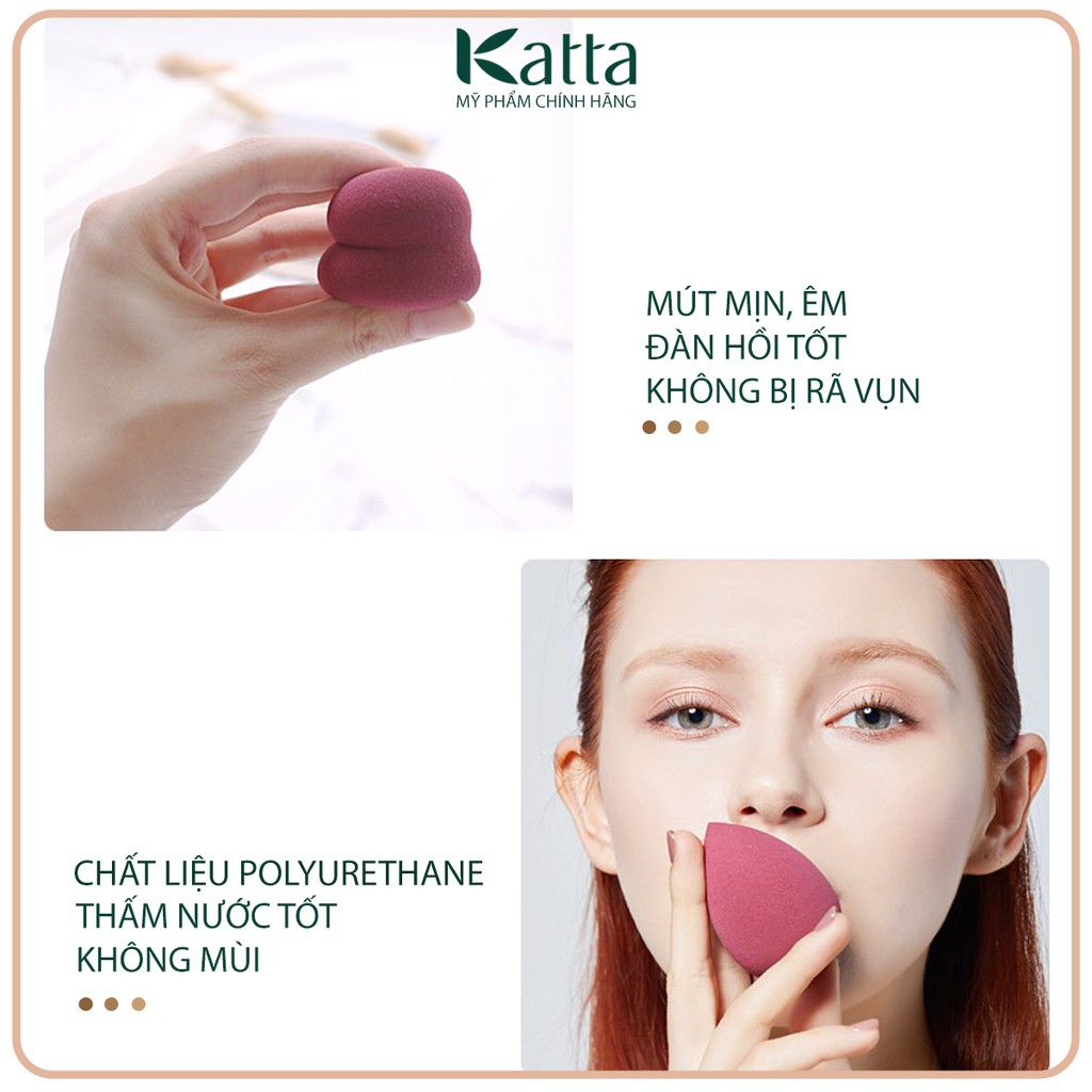 Mút tán kem nền cho da mịn không tì vết và tiết kiệm mỹ phẩm - Katta - KTPK168 | BigBuy360 - bigbuy360.vn