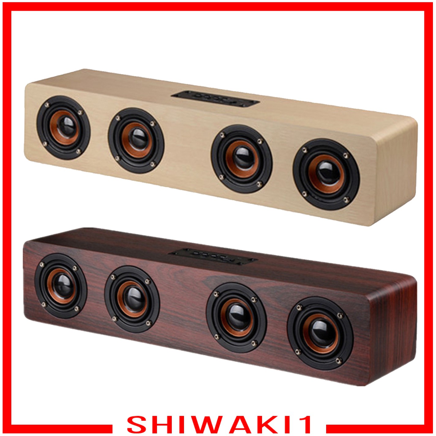 Loa Bluetooth Shiwaki1 Bằng Gỗ Âm Thanh Sống Động 380mm