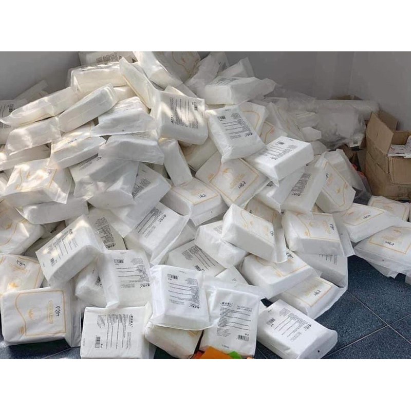 Bông tẩy trang 3 lớp cotton Pads 222 miếng 1 túi | BigBuy360 - bigbuy360.vn