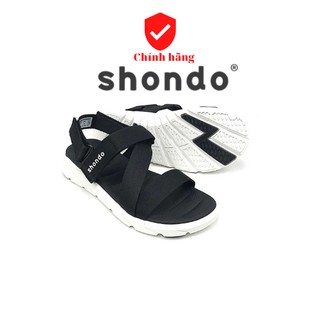 Giày Sandals SHONDO F6 Sport – F6S003-Đen Trắng