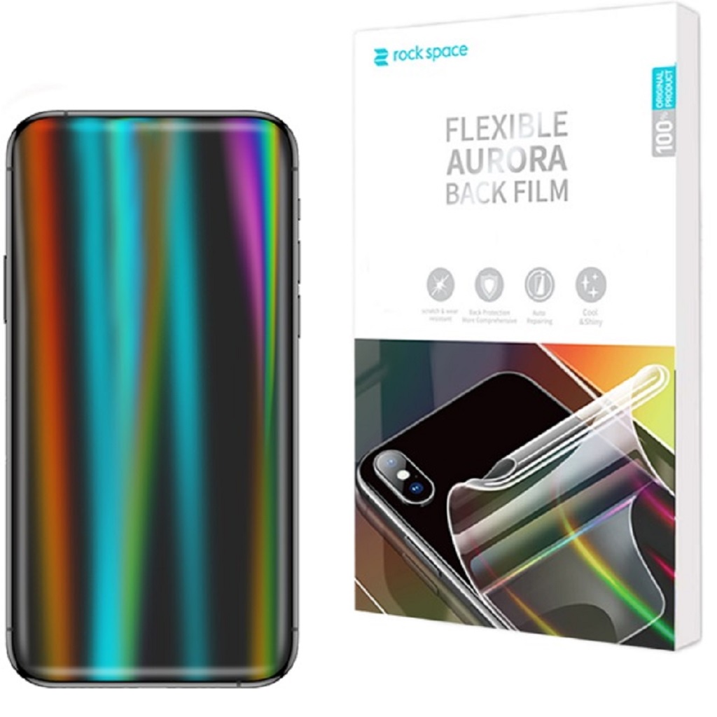 Miếng dán ppf oppo reno 8 / reno8 Z / reno 8 pro plus 5G cao cấp rock space aurora trong đổi màu cầu vòng, dán lưng đt
