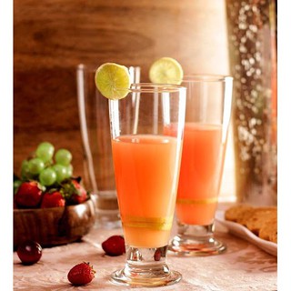 Bộ 6 Cốc Thủy Tinh Sinh Tố Tiara Footed – B17514 – 395ml