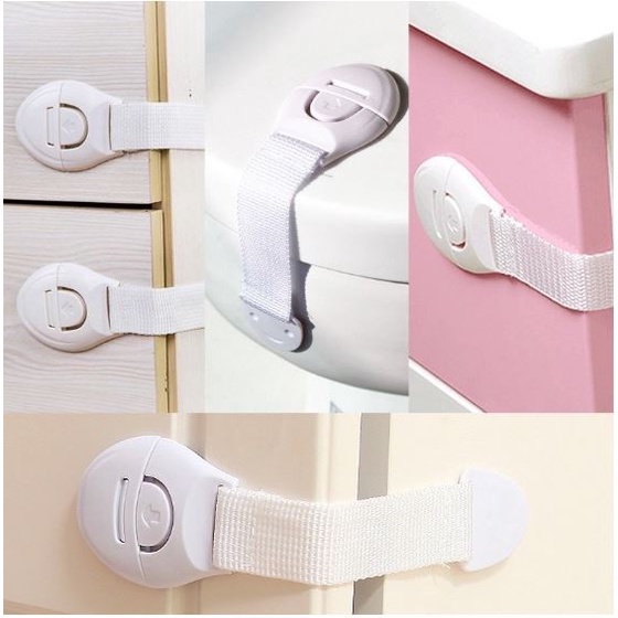 Dây vải khóa tủ, ngăn kéo,tủ lạnh an toàn cho bé