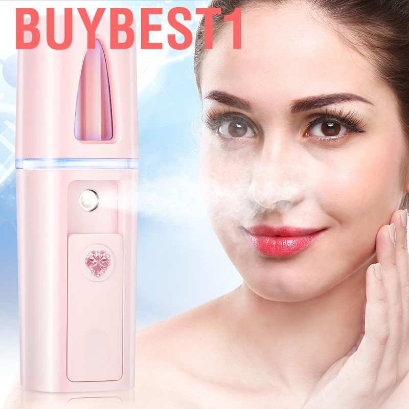 Buybest1 Mini Facial Face Steamer Deep Pore Mist Thermal Sprayer Spa Skin Cleanser Beauty