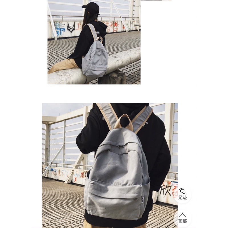 Balo bố ulzzang vintage mẫu mới cực xinh, balo đi học