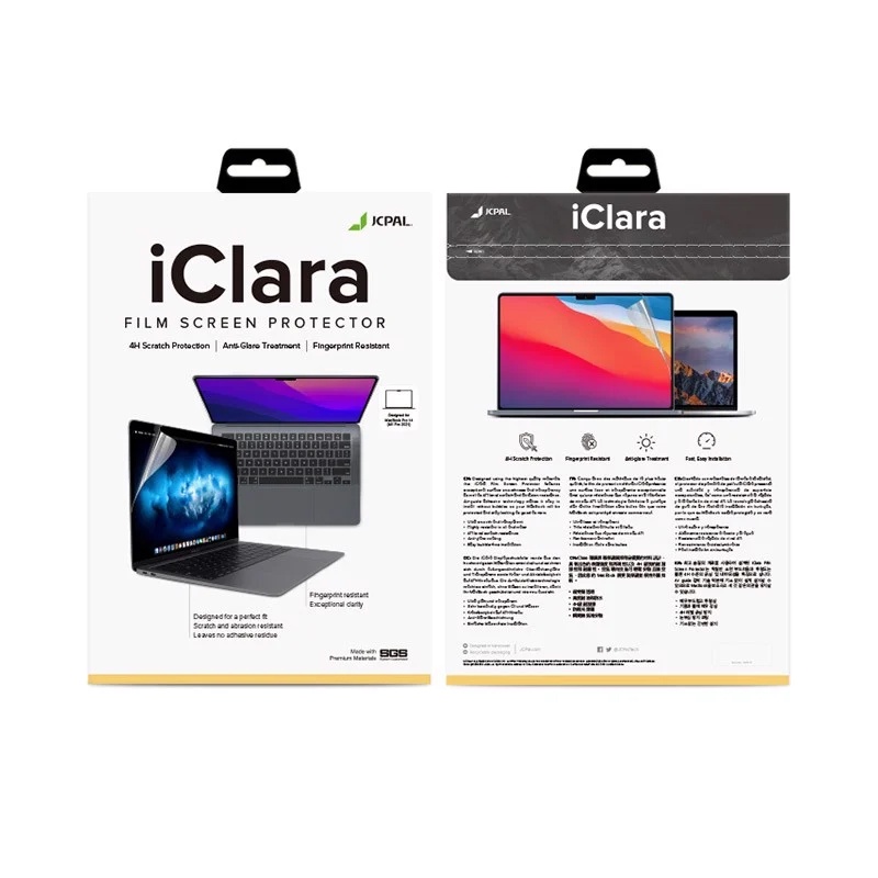 Dán Màn Hình JCPAL iClara Macbook Pro 13 / Air 13 / Pro 16