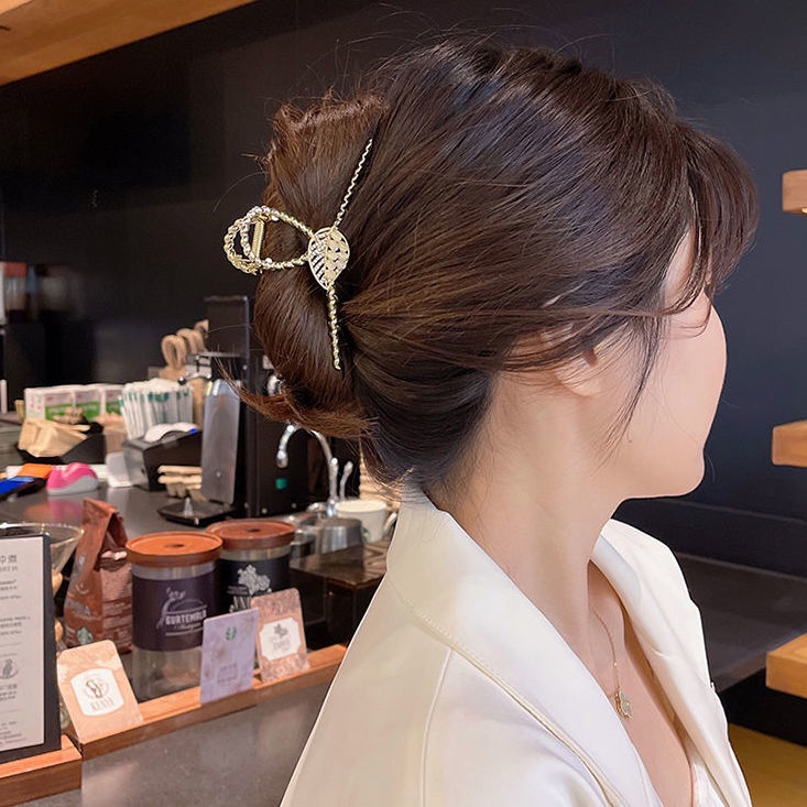 Kẹp Tóc Hình Bướm Đính Đá Cỡ Lớn Sang Trọng Cho Nữ