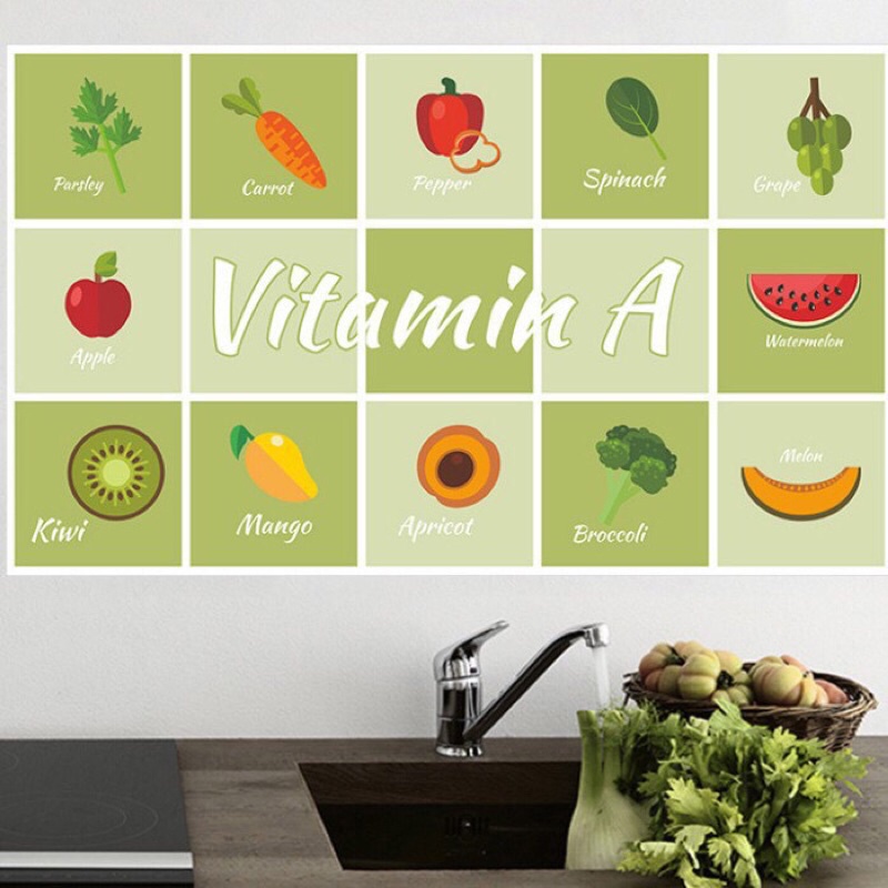 Giấy dán bếp cách nhiệt, chống dầu mỡ cao cấp (75x45cm)