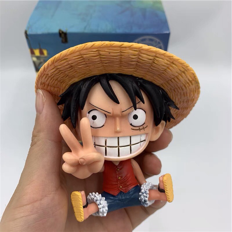 🔥Rẻ Nhất Shopee🔥 - Mô Hình Chibi các nhân vật One Piece Mô Hình Băng mũ rơm Luffy , ACE , Sabo Thất Vũ Hải Tượng Figure