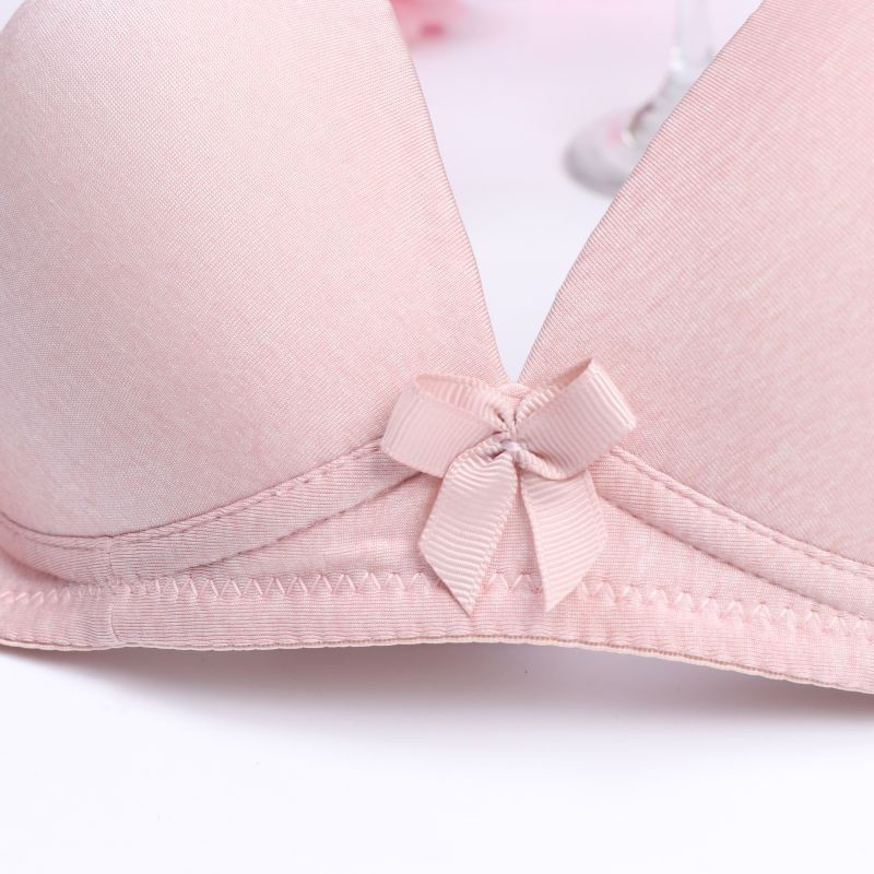 Áo ngực màu trơn không gọng thoải mái cho nữ