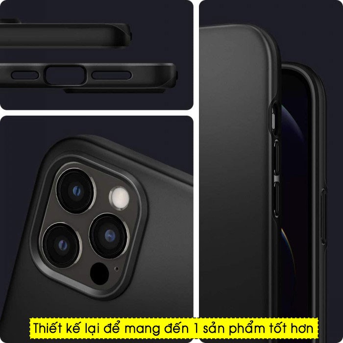Ốp lưng iPhone 12 Pro Max Spigen Thin Fit - Hàng Chính Hãng.
