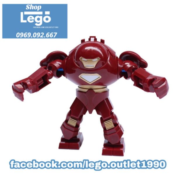 Xếp hình Hulk Buster Iron Man Avengers Age of ultron Bigfigures Lego Minifigures Decool 0181