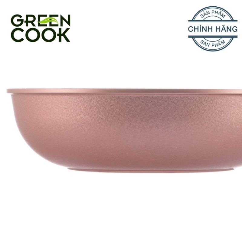 Chảo đúc vân đá chống dính sâu lòng 26cm GreenCook