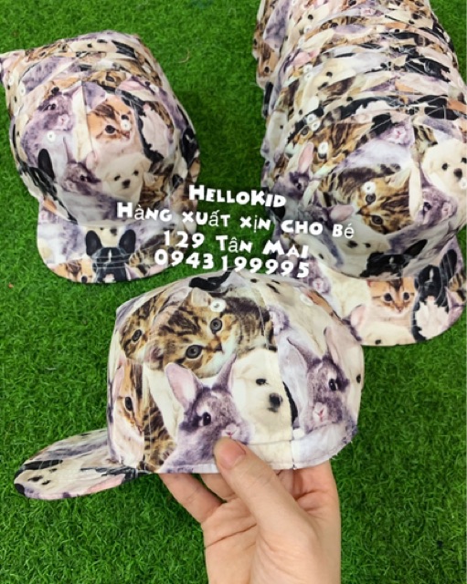 Mũ snapback động vật