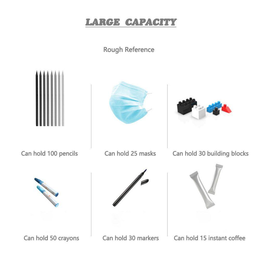 Túi Đựng Đồ Dùng Bằng Nhựa Sức Chứa Lớn Có Nắp Đậy Siêu Bền Tiện Dụng Cho Bé