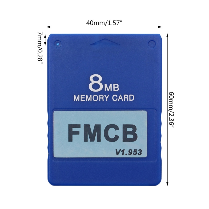 Thẻ Nhớ Nhiều Màu Sắc Fmcb V1.953 Cho Ps2 Playstation- 2 Free Mcboot Card 8mb 16mb 32mb 64mb Opl Mc