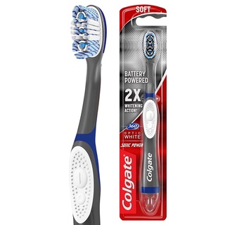 Bàn chải đánh răng dùng pin colgate, 360 optic sonic soft nội địa mỹ