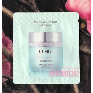 Gói Kem Dưỡng OHUI Cấp Nước Dưỡng Ẩm Dành Riêng Cho Da Dầu Nhờn, Nhạy Cảm Ohui Miracle Aqua Gel Cream