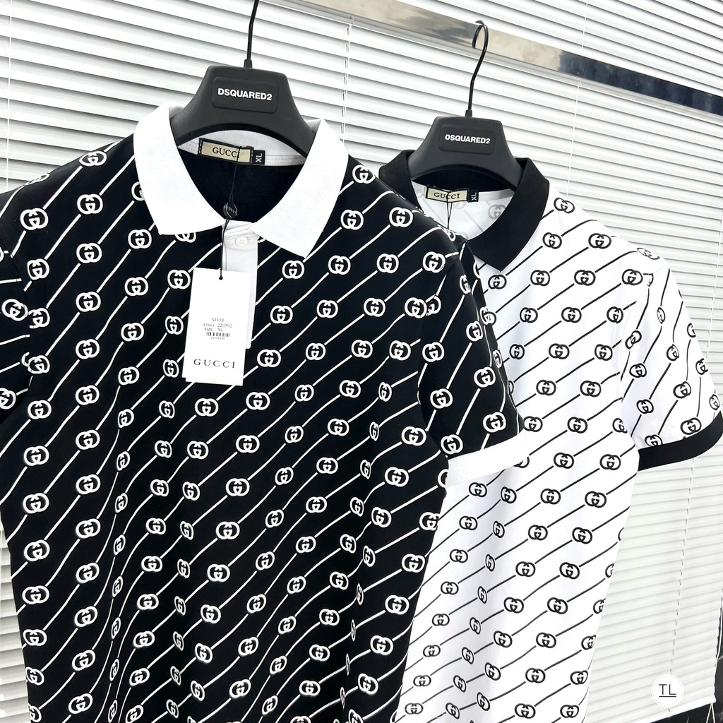 Áo thun, áo phông nam Gucci họa tiết trẻ trung, năng động, chất vải cotton 100%
